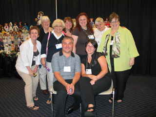 Gang at Lawton booth Gang at Lawton booth